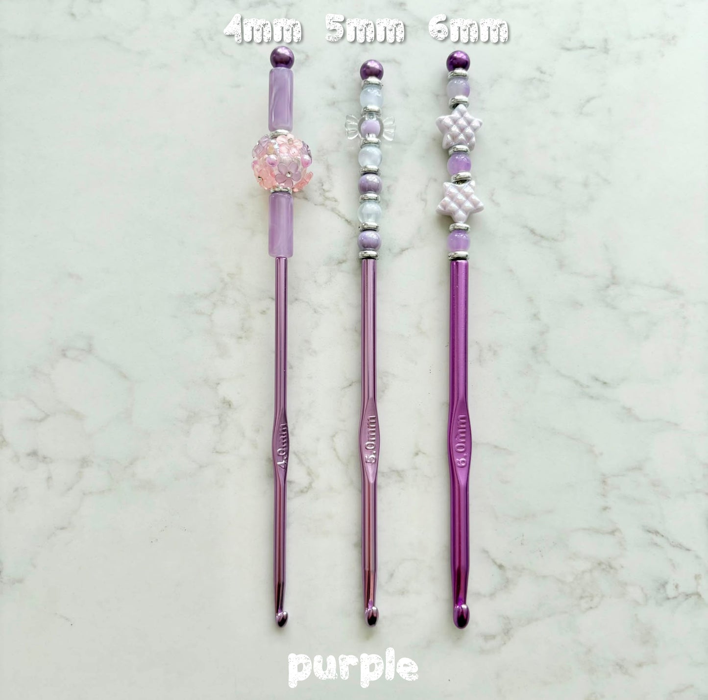 beaded crochet hooks