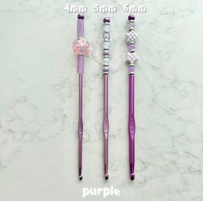 beaded crochet hooks