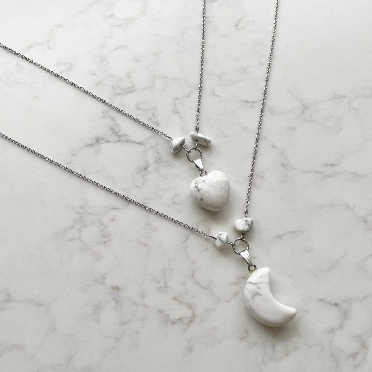 stainless steel gemstone necklaces