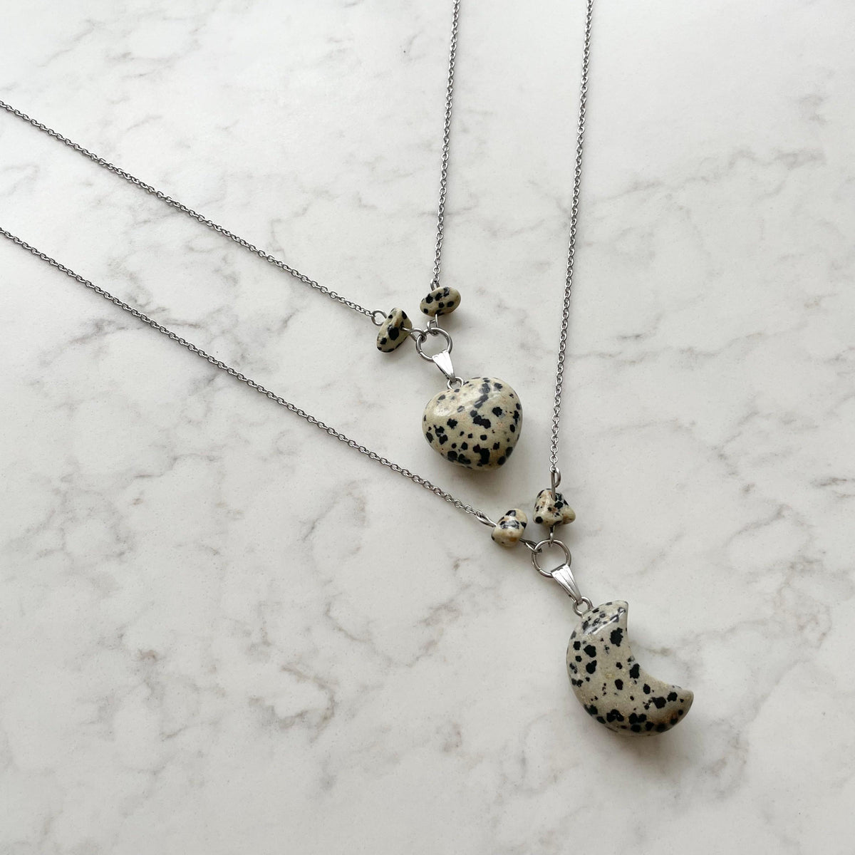 stainless steel gemstone necklaces