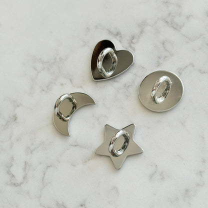 metal adhesive grip for keychains