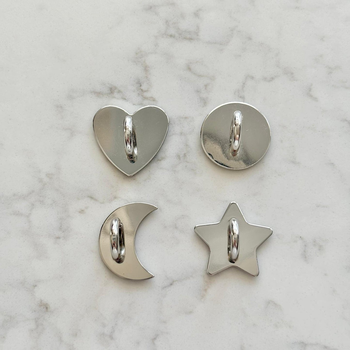 metal adhesive grip for keychains