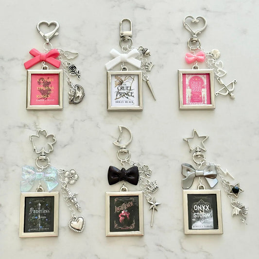 mini book keychains