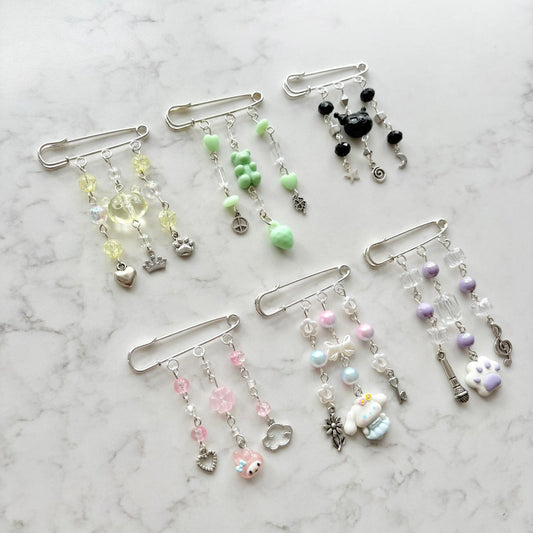 cute pin charms