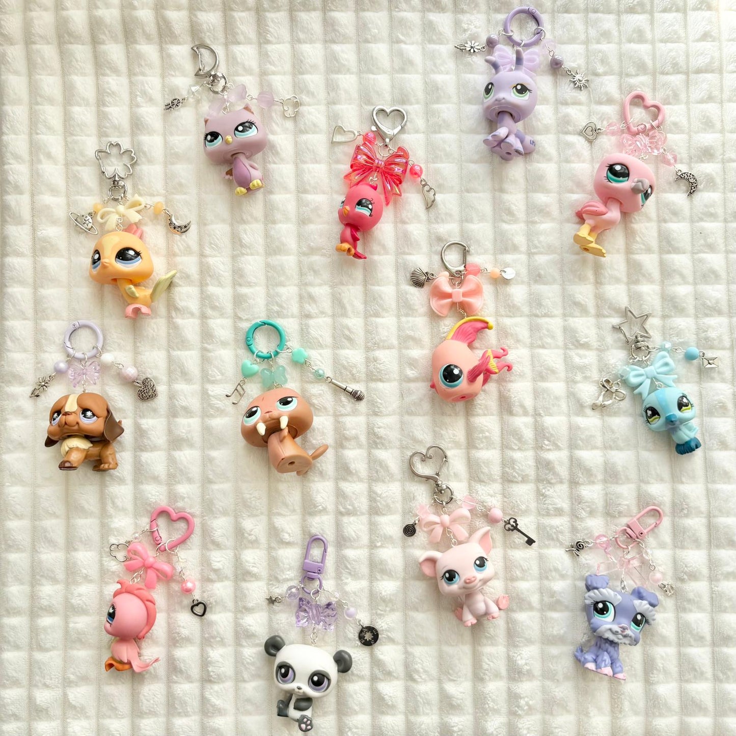 keychains with second hand LPS