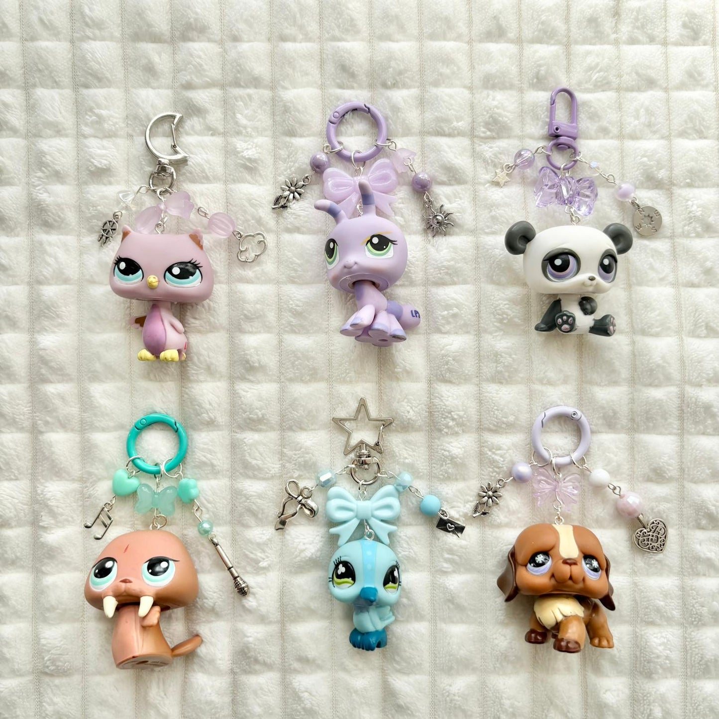 keychains with second hand LPS