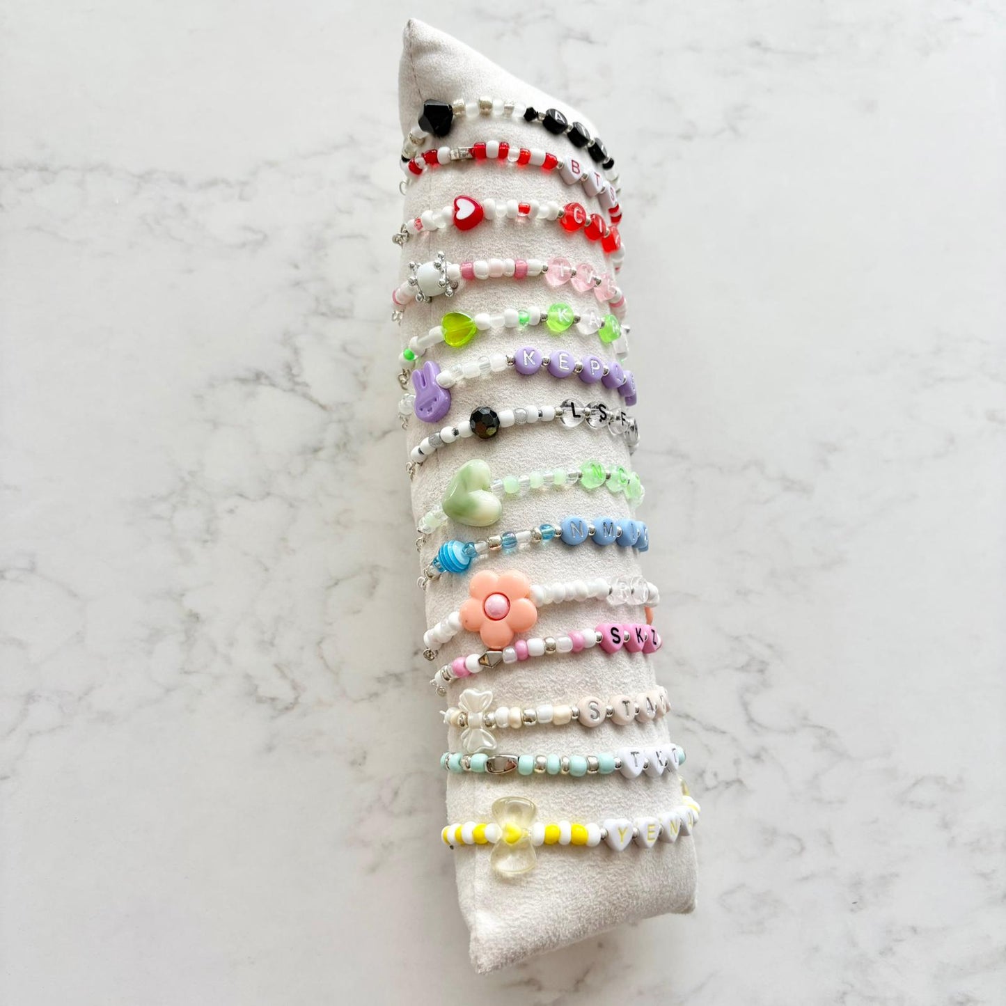 kpop idol/group beaded bracelet