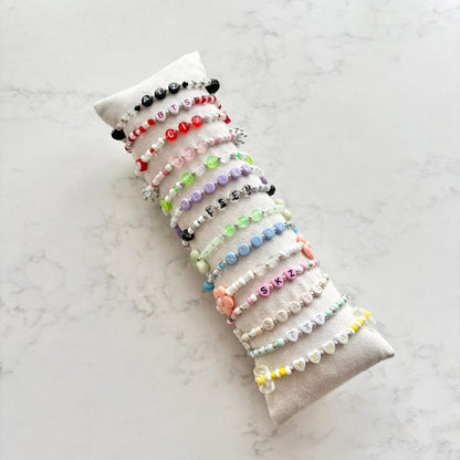 kpop idol/group beaded bracelet