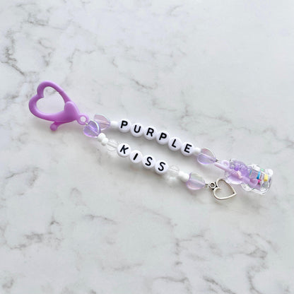kpop purple kiss keychain