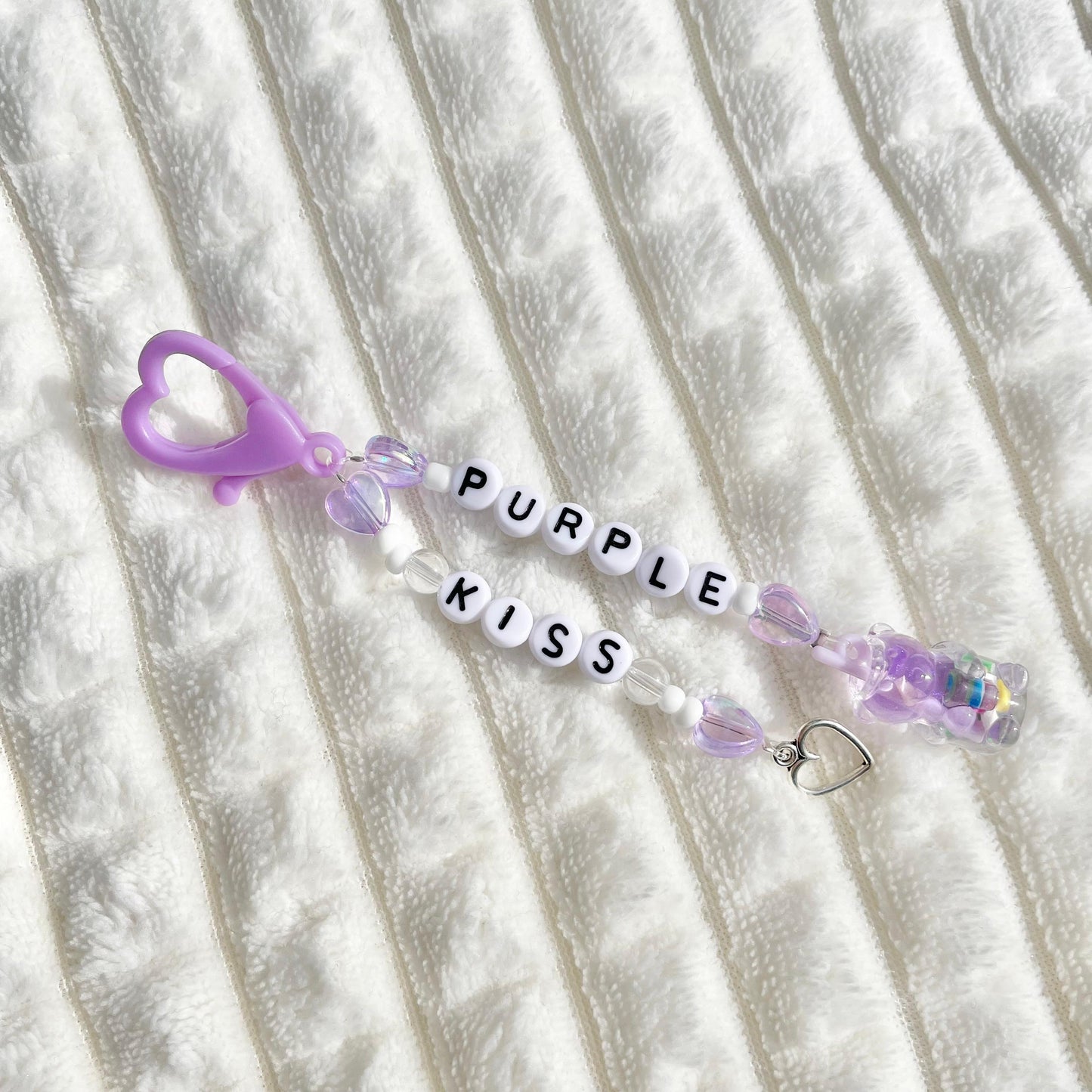 kpop purple kiss keychain