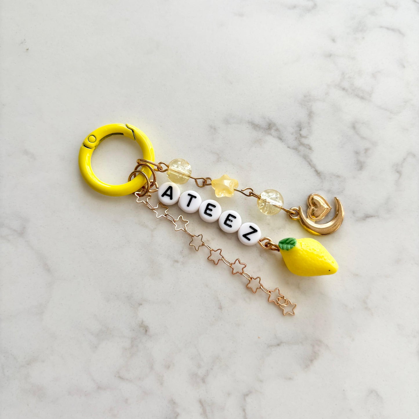 kpop ateez keychain