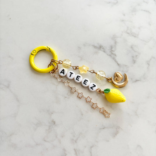 kpop ateez keychain