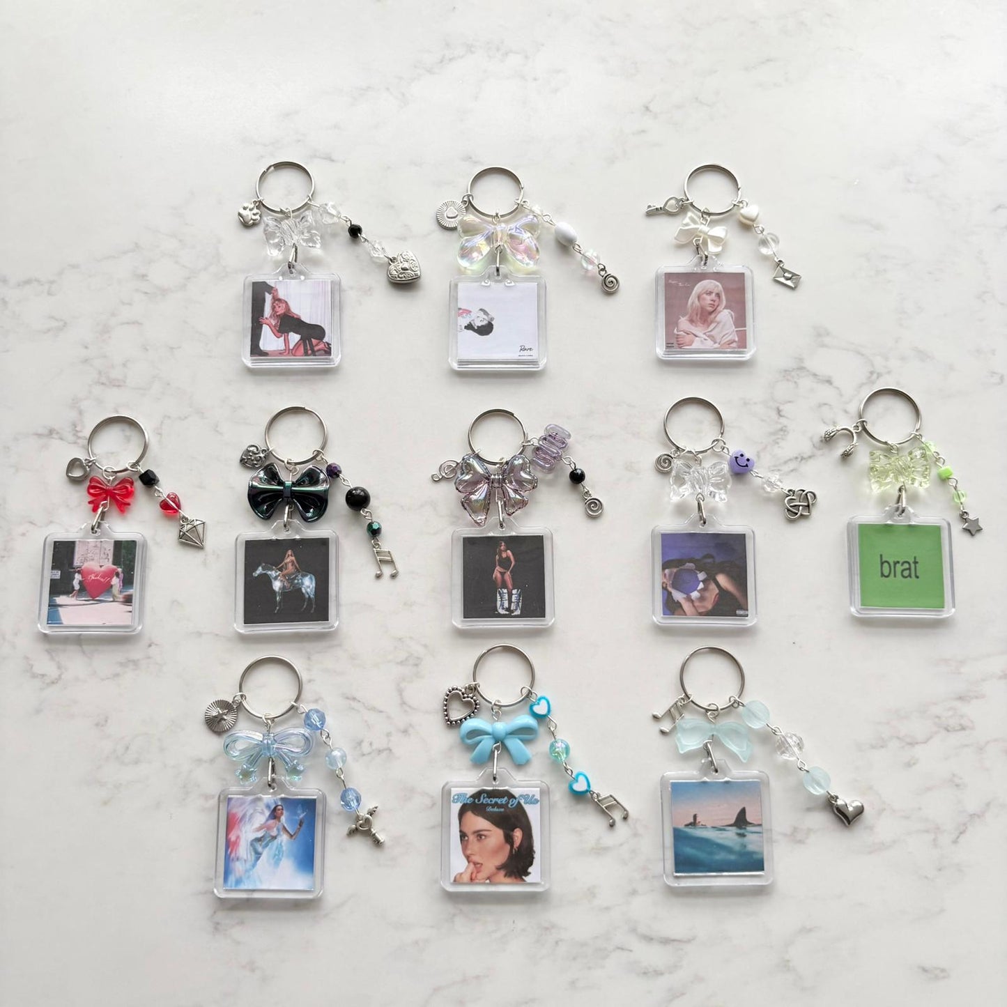 selena gomez interactive album keychain