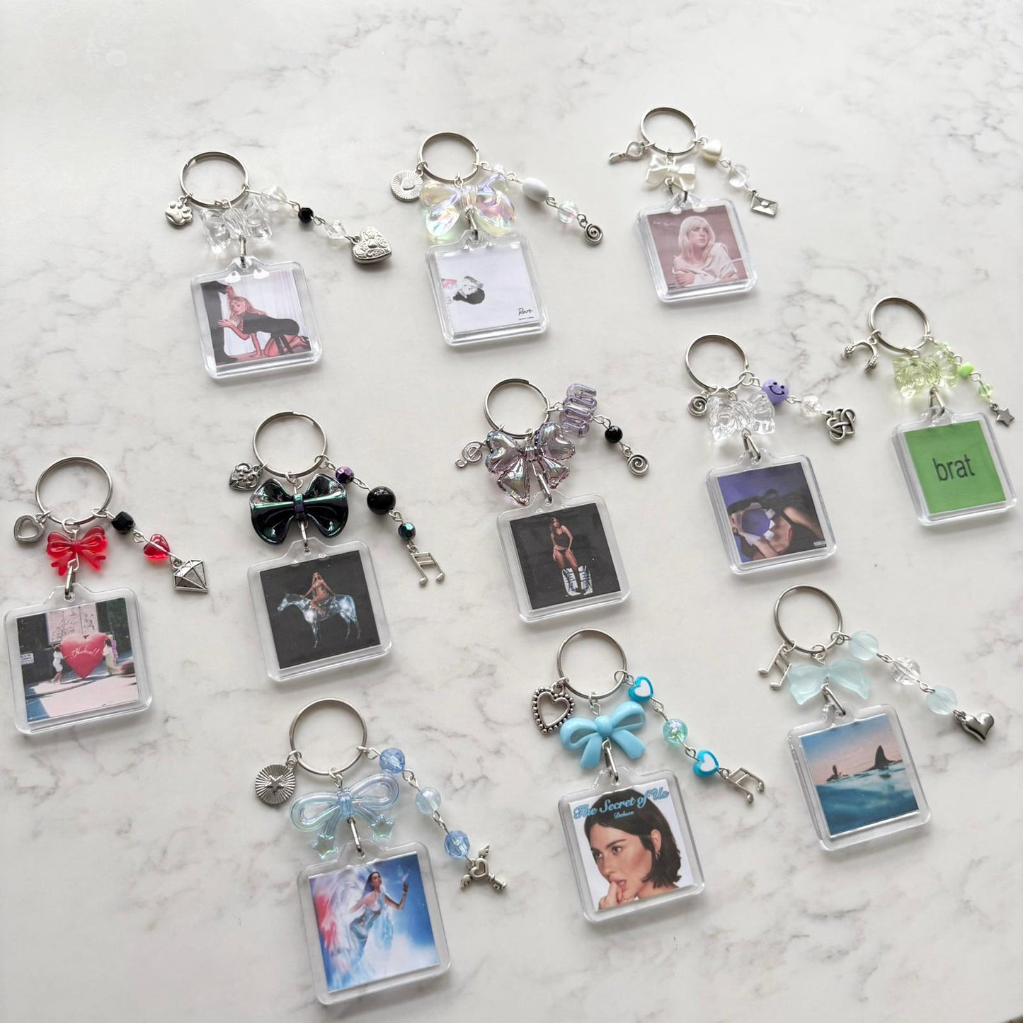 selena gomez interactive album keychain