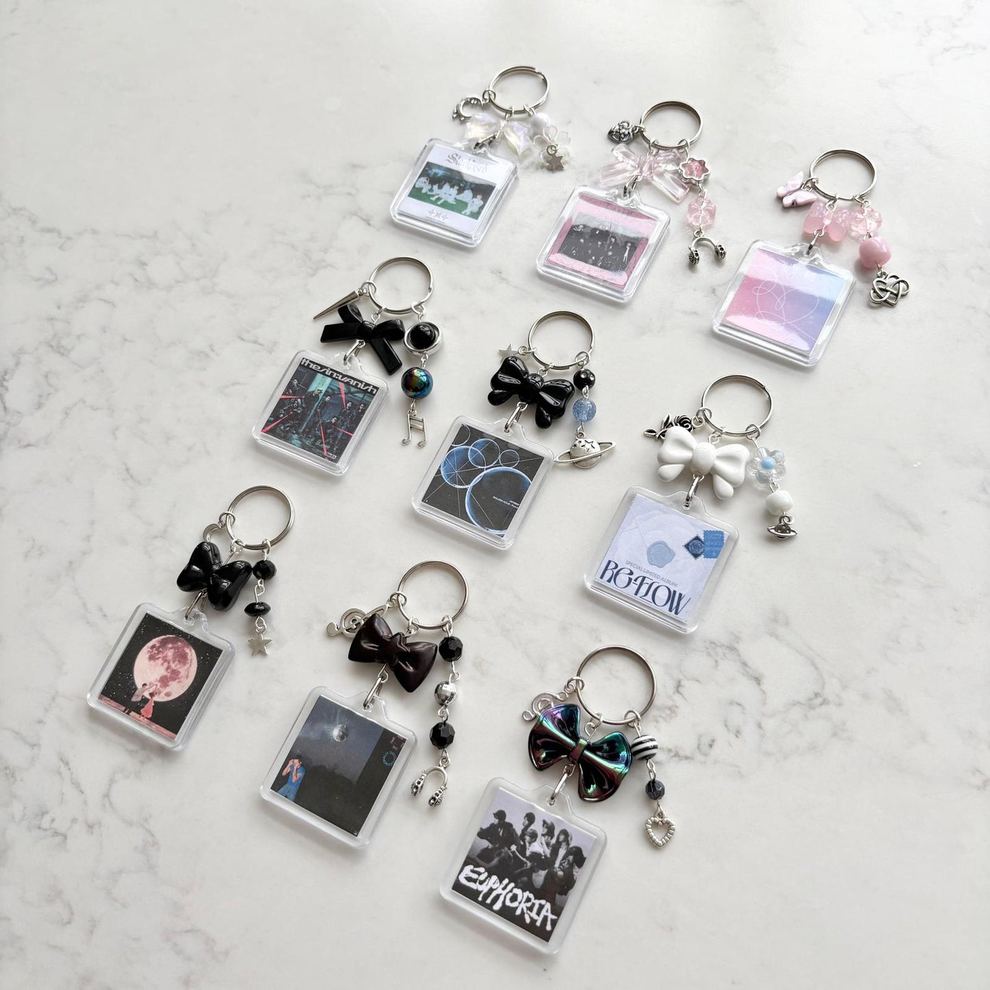 harry styles interactive album keychain