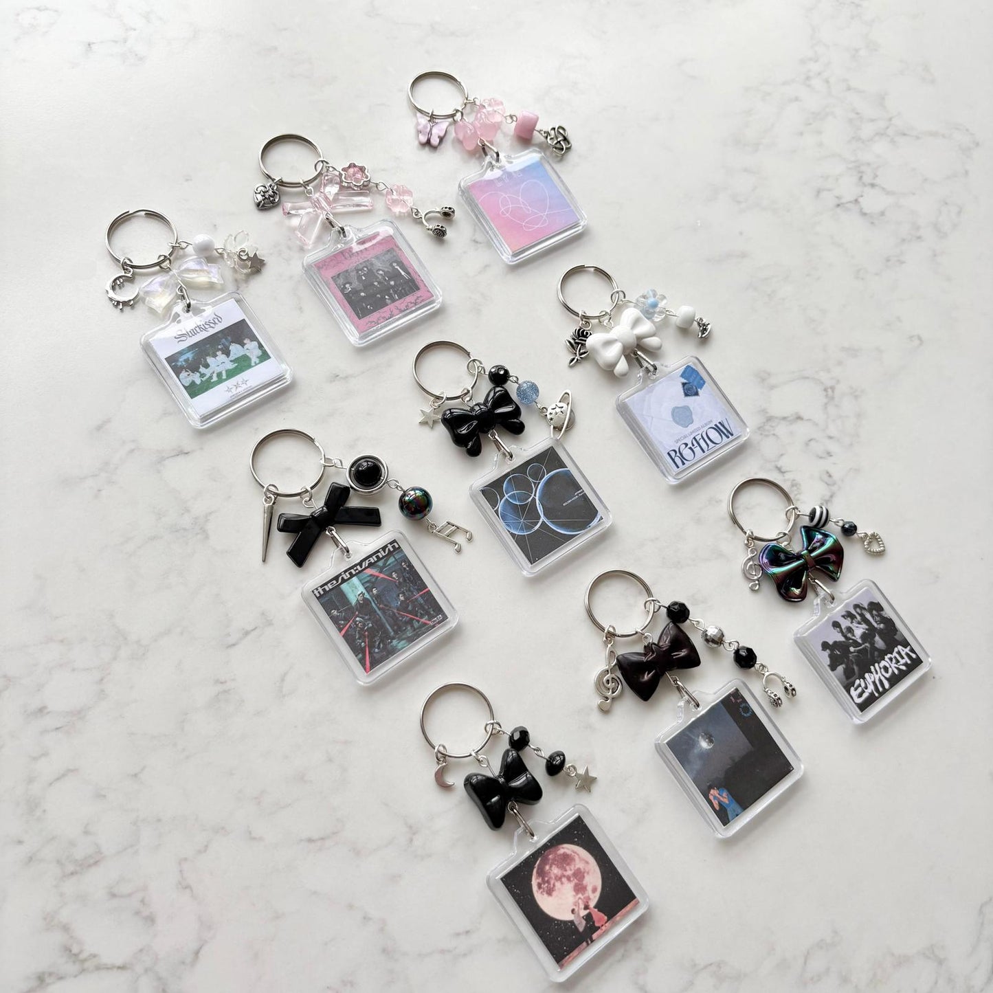 harry styles interactive album keychain