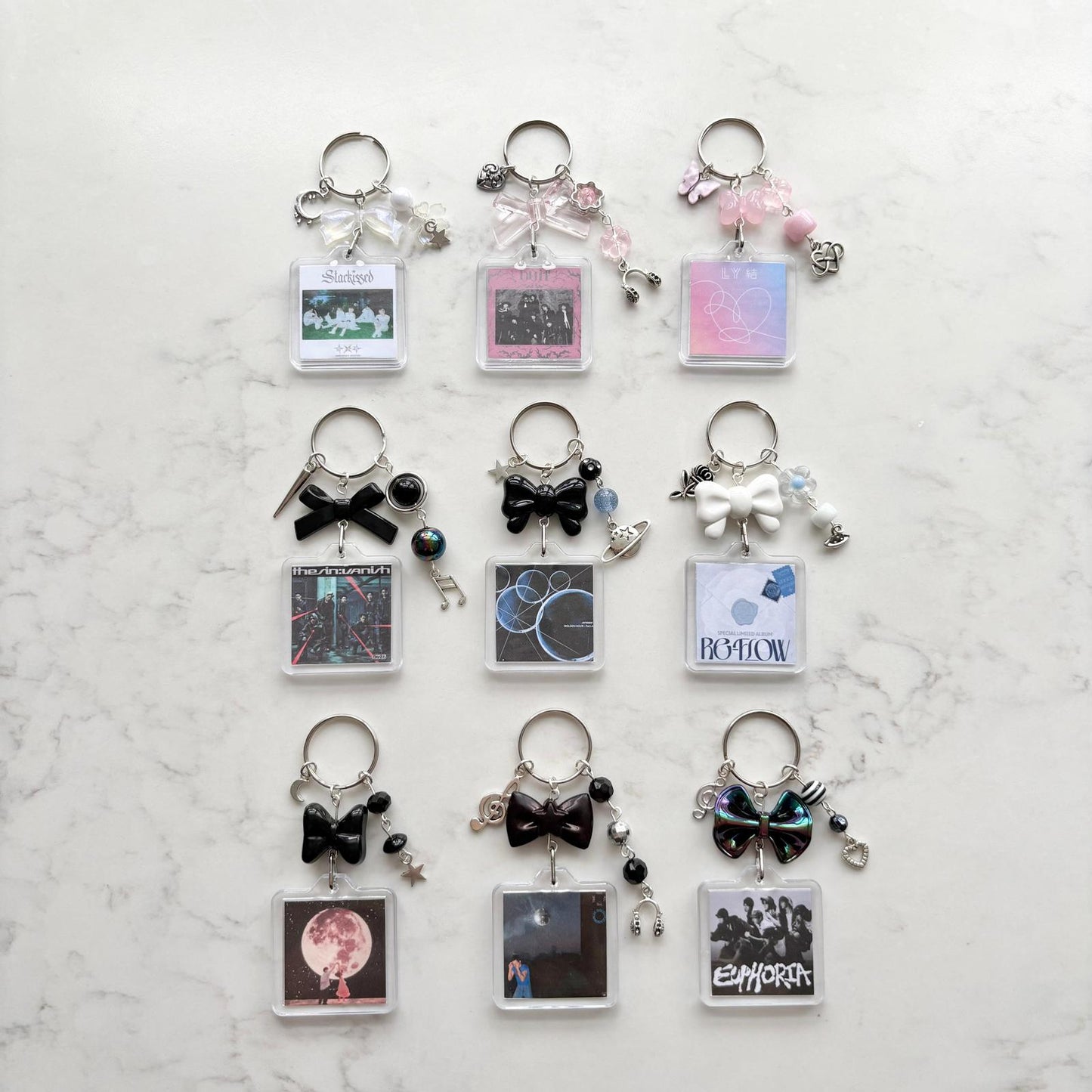 harry styles interactive album keychain