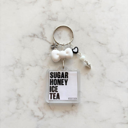 kpop babymonster interactive album keychain