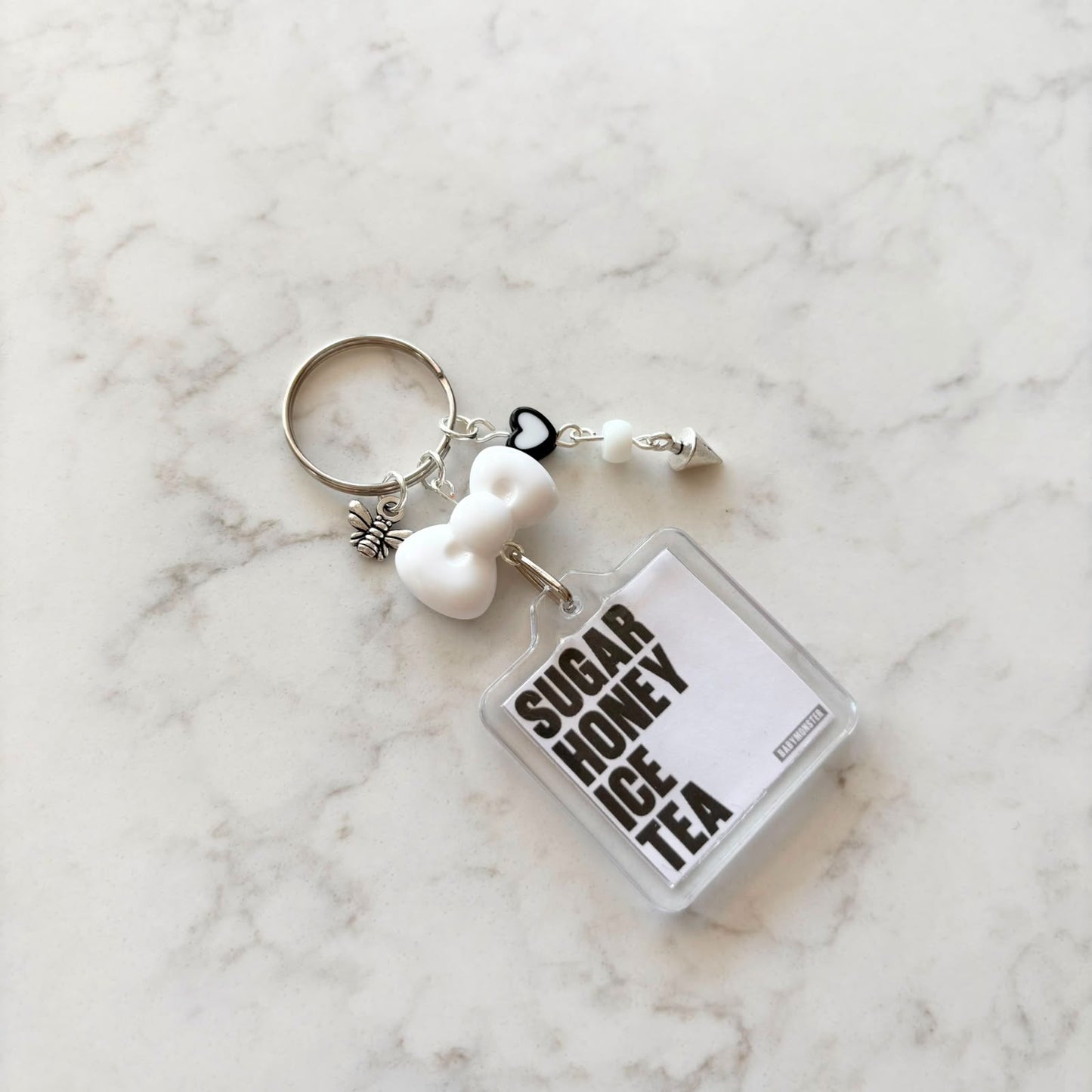 kpop babymonster interactive album keychain