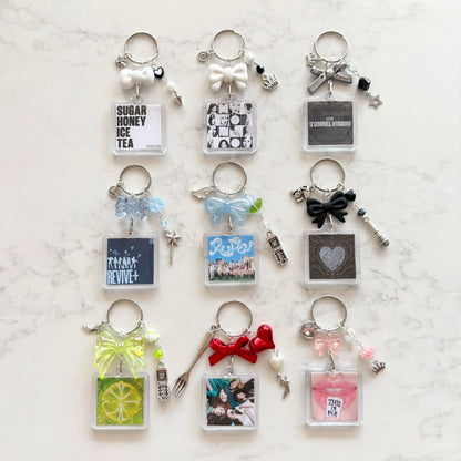 kpop babymonster interactive album keychain