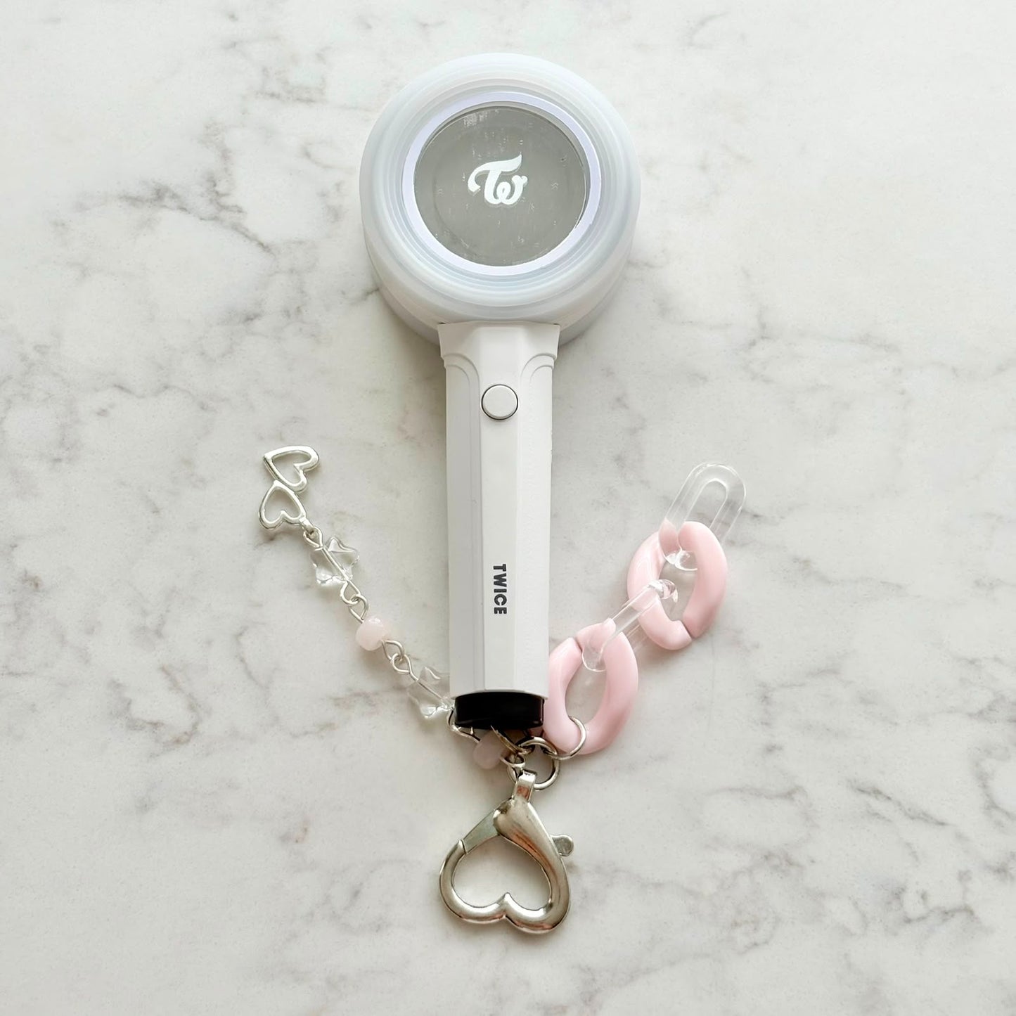 kpop twice lightstick keychain