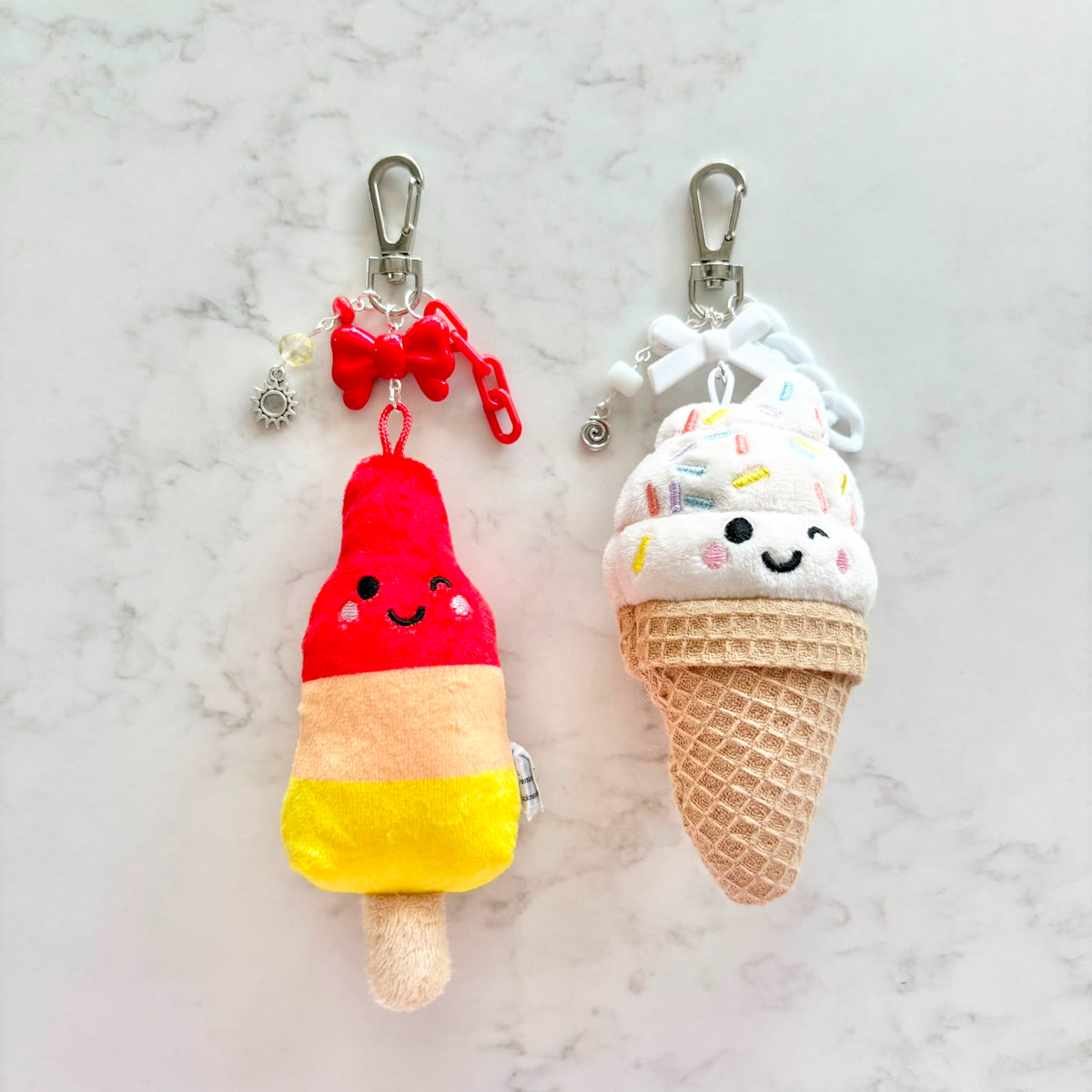 foodie keychains: ice cream