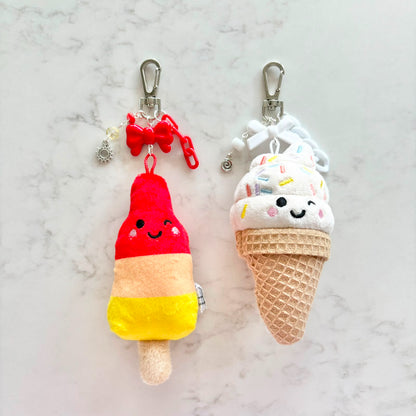 foodie keychains: ice cream