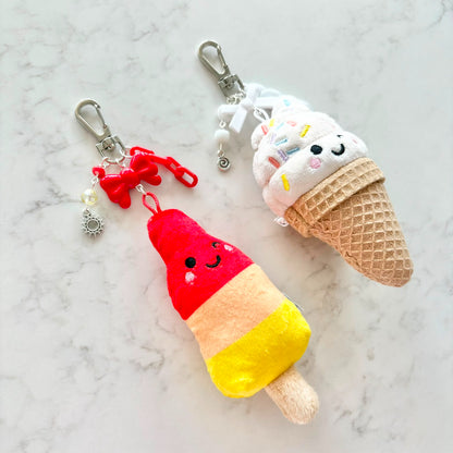 foodie keychains: ice cream