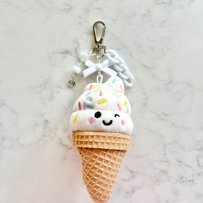 foodie keychains: ice cream