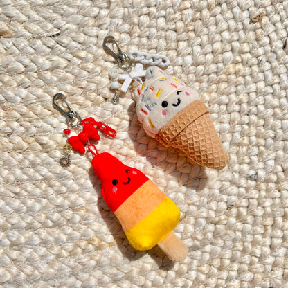 foodie keychains: ice cream