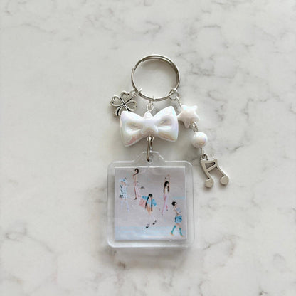 kpop itzy interactive album keychain
