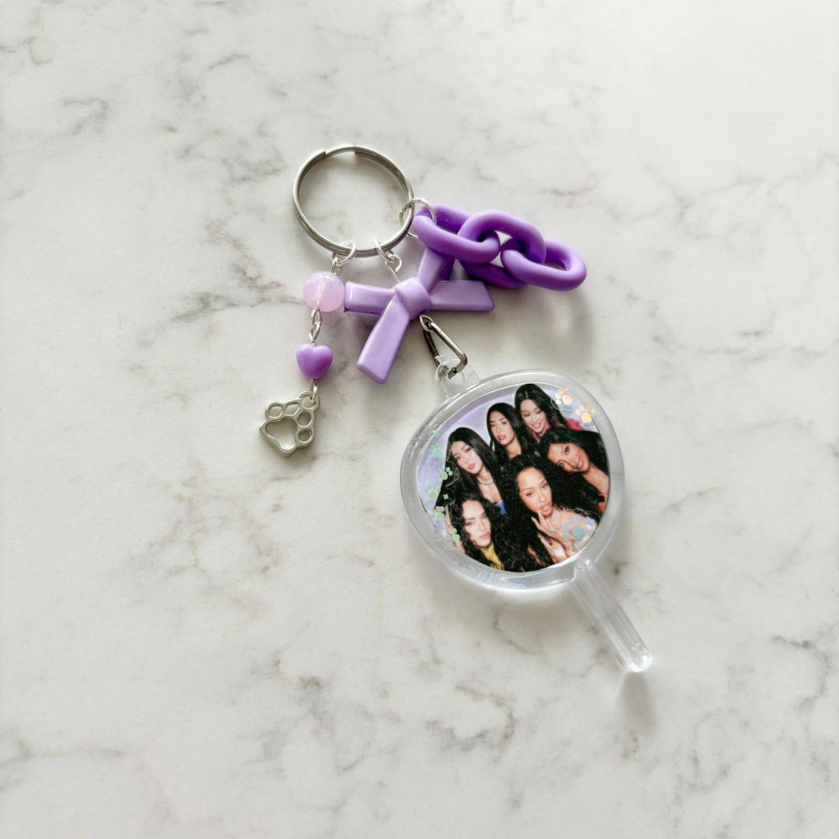 katseye mini picket keychain