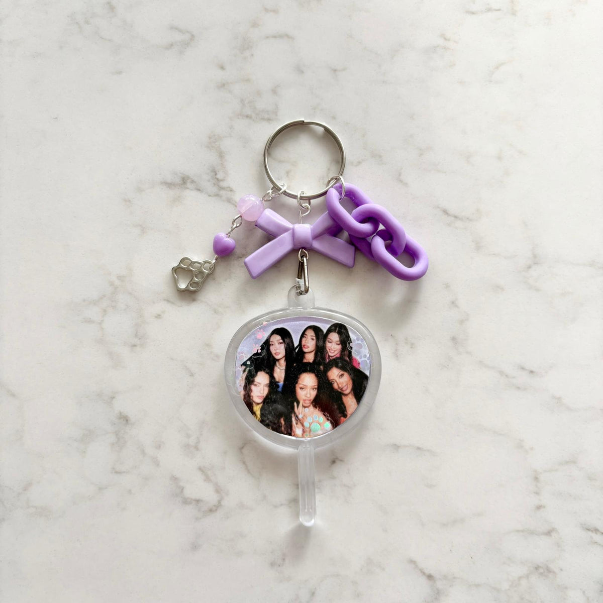 katseye mini picket keychain