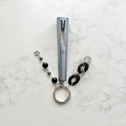 kpop le sserafim lightstick keychain