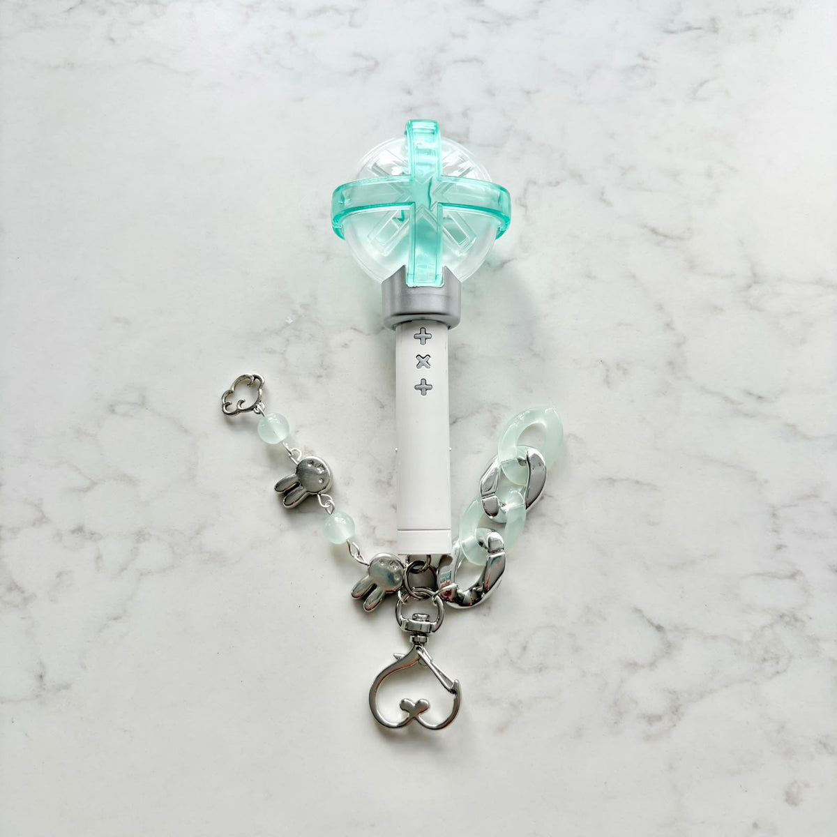 kpop txt lightstick keychain