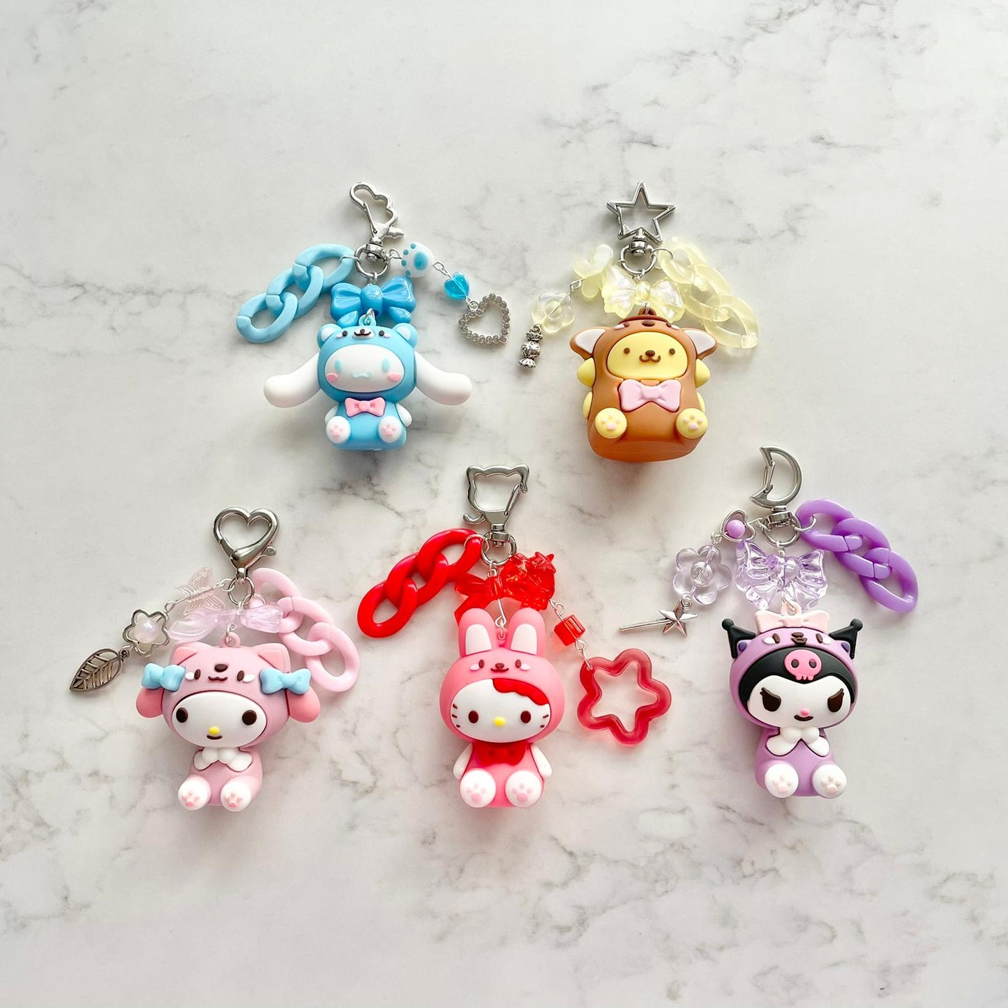 sanrio xl keychains