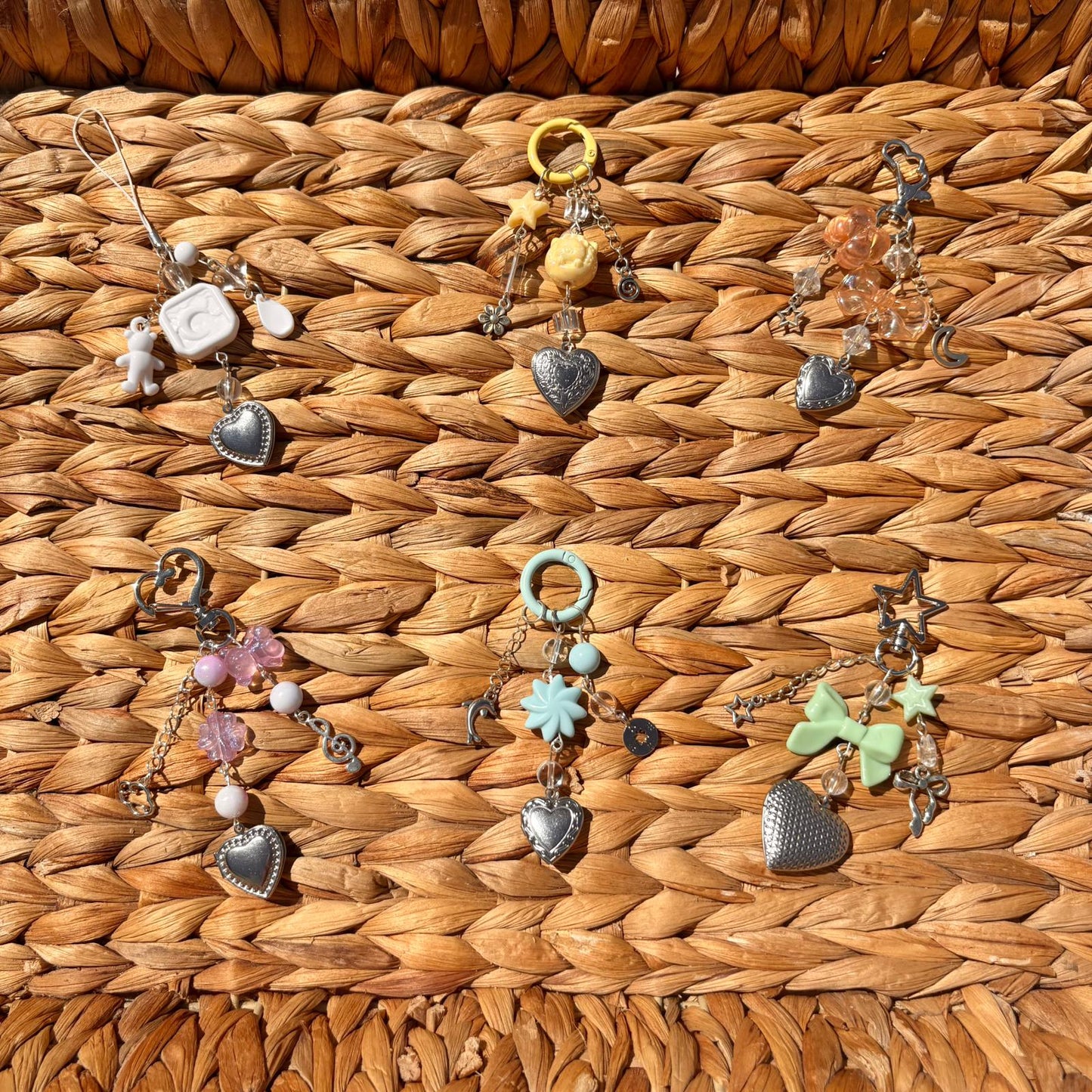 cute locket keychains
