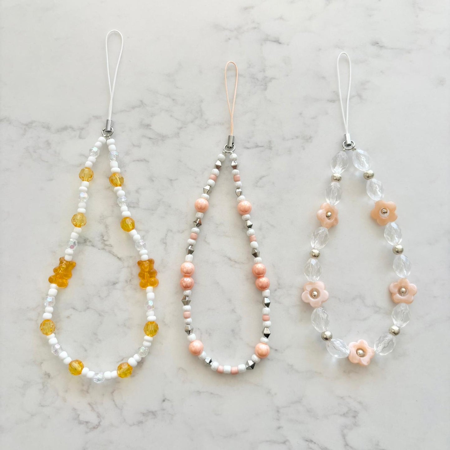 colourful phonestrap keychains