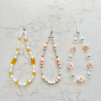 colourful phonestrap keychains