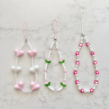 colourful phonestrap keychains