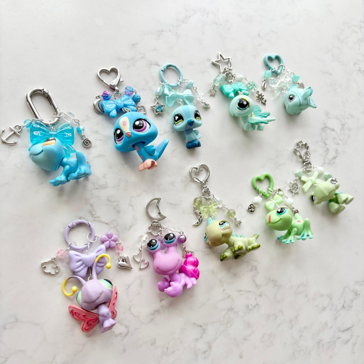 keychains with second hand LPS