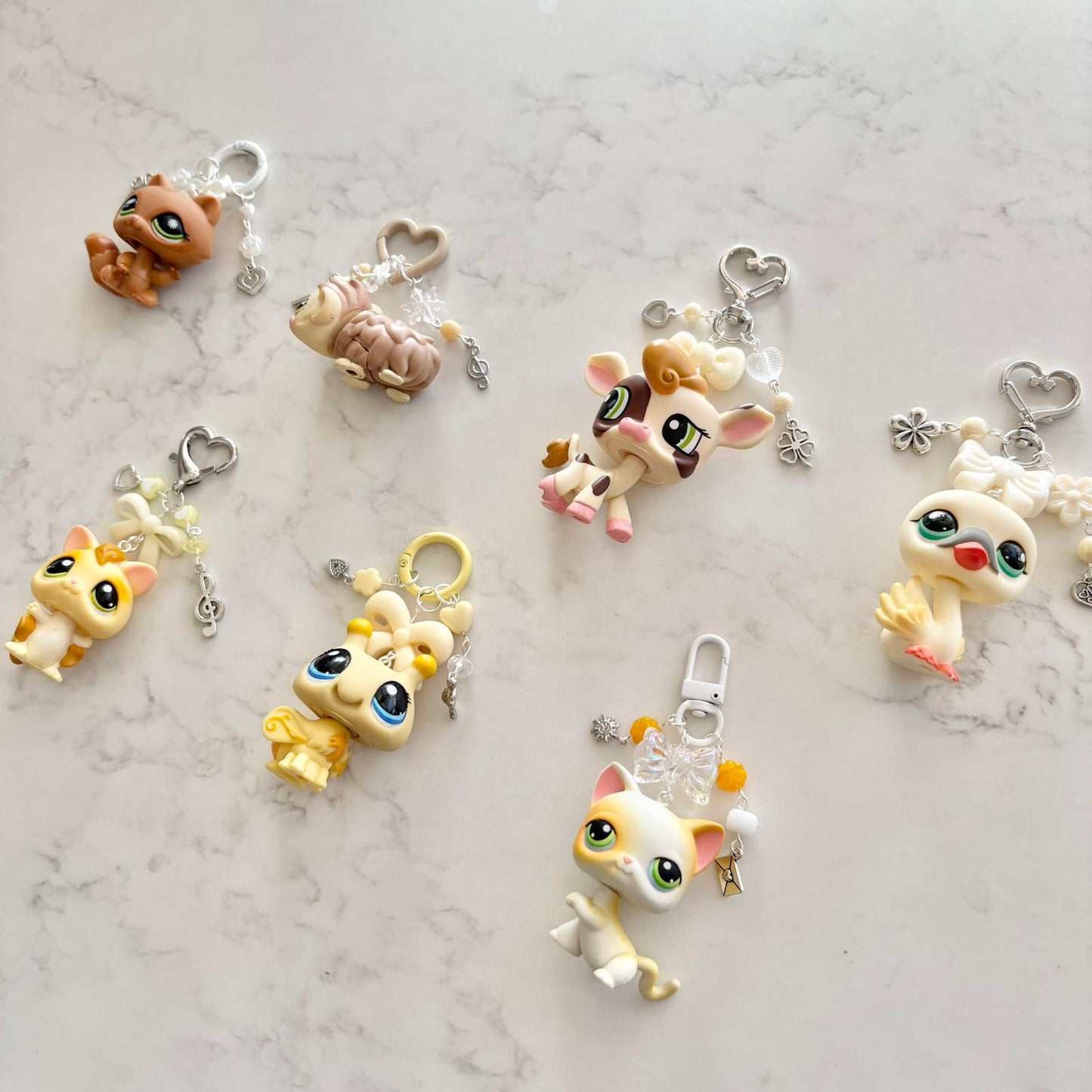 keychains with second hand LPS