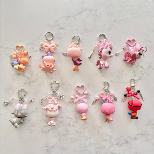 keychains with second hand LPS