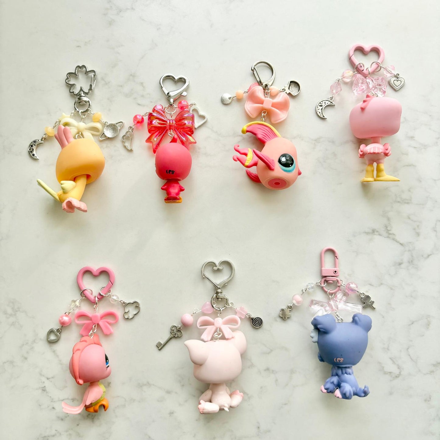 keychains with second hand LPS