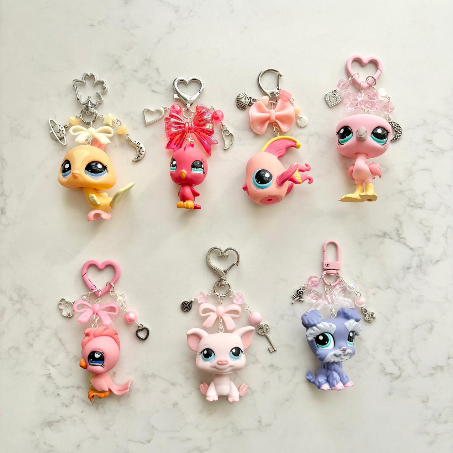 keychains with second hand LPS