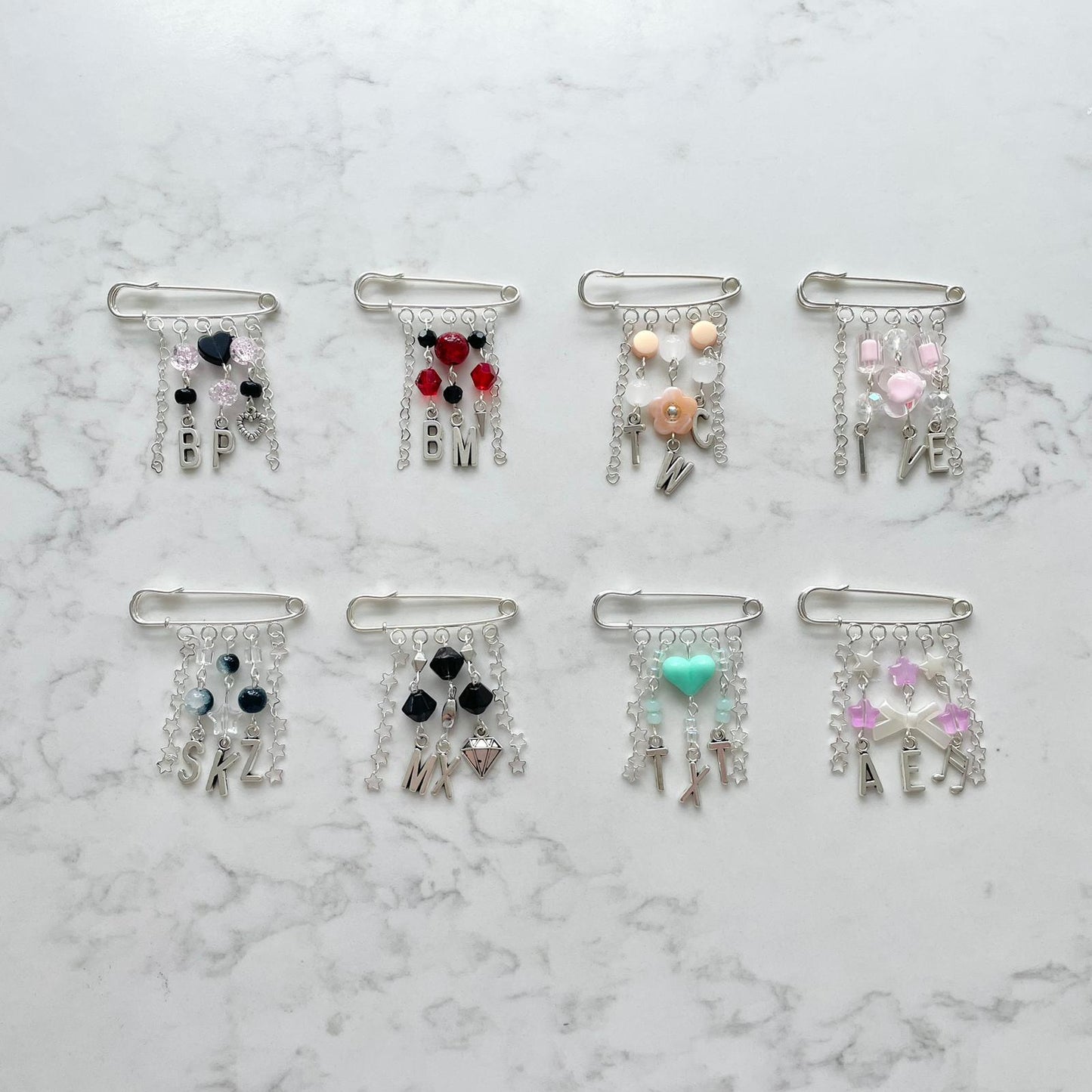 kpop pin charms
