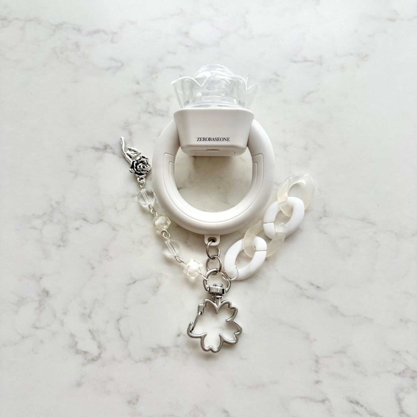 kpop zerobaseone lightstick keychain
