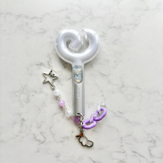 kpop aespa lightstick keychain