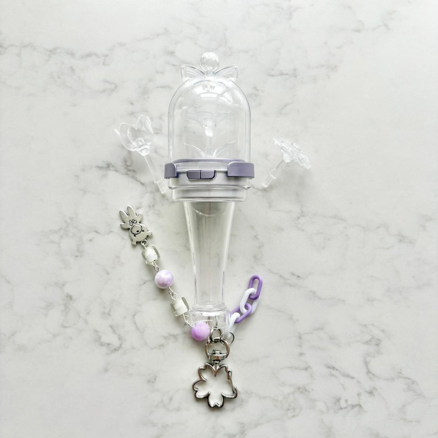 kpop illit lightstick keychain