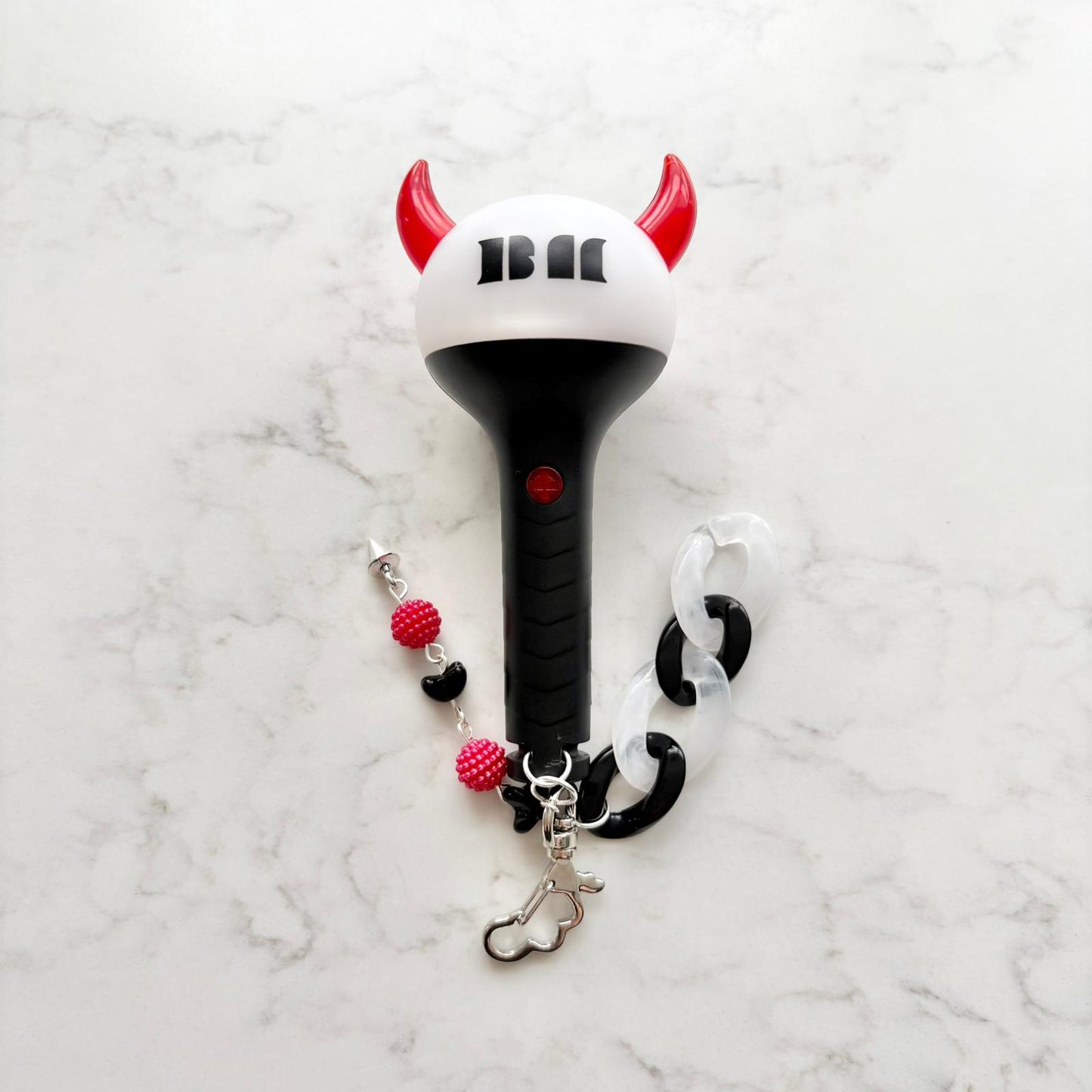 kpop babymonster lightstick keychain